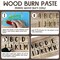 Wood Burn Paste Pen Kit, 4OZ Wooden Burning Gel, Double Sided Wood Burn Marker Kit for DIY Beautiful Wooden Burning in Minutes, Perfect for Beginners Handmade Meaningful Gifts